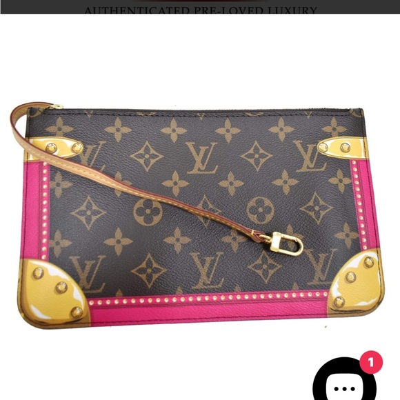 Louis Vuitton Handbags - Louis Vuitton Monogram Summer Trunks MM GM Pochette She's big, fits phone